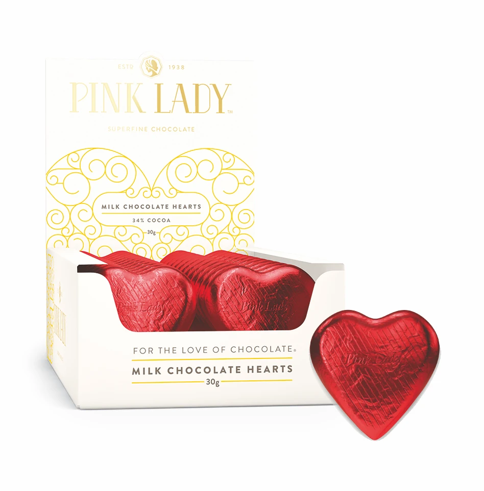 Sweetas954 Hearts - 30g Milk Chocolate Heart 3 Sweetas954 Hearts - 30g Milk Chocolate Heart