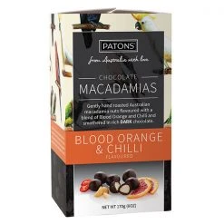 Sweetas954 Patons Blood Orange And Chilli Chocolate Macadamias Paton's Macadamias