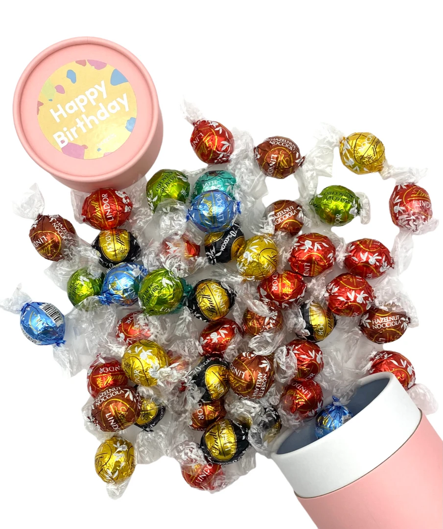 Sweetas954 Gift Ideas Lindor Gift Tube - 50 Pieces 3 Sweetas954 Gift Ideas Lindor Gift Tube - 50 Pieces
