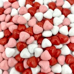 Sweetas954 Candy Coated Choc Hearts - 1kg