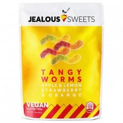 Sweetas954 Jealous Sweets Tangy Worms - 125g