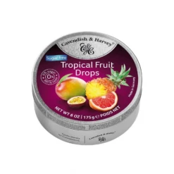 Sweetas954 Travel Sweets & Jellies Cavendish & Harvey Sugar Free Tropical Fruit Drops