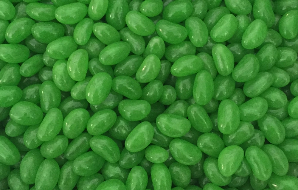 Sweetas954 Green Jelly Beans - 12kg Box 3 Sweetas954 Green Jelly Beans - 12kg Box